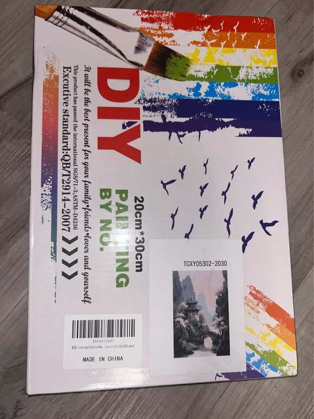 DIY Landscape Paint by Numbers Kit